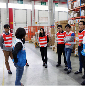“学术新星计划”组织师生参访迪卡侬仓储有限公司